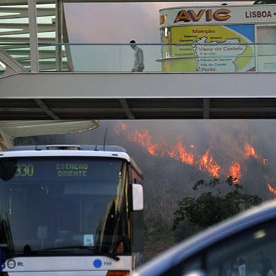 incendio gare oriente